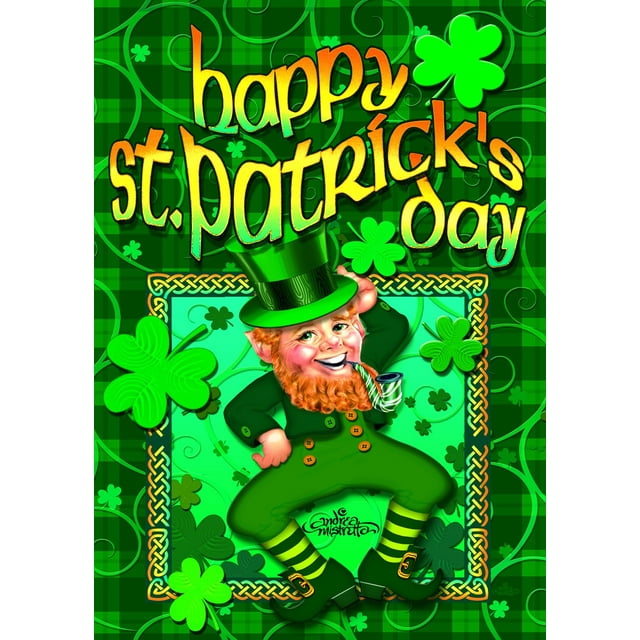 st patricks day flag 28x40