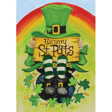 st patricks day flag 28x40
