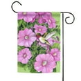 thumbnail image 1 of Toland Home Garden Hummingbird and Petunias Bird Flower Flag Double Sided 12x18 Inch, 1 of 5