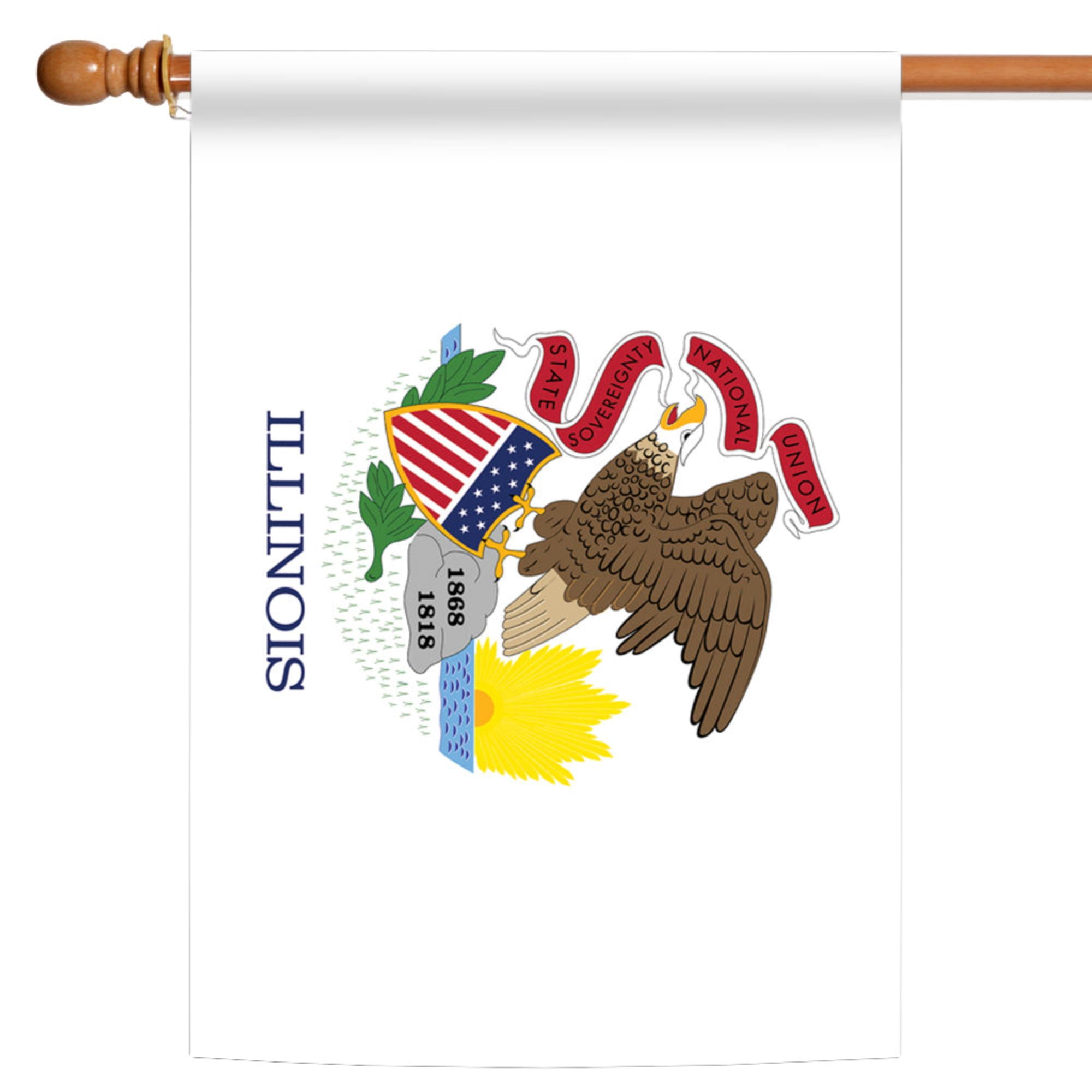 Toland Idaho Staatsflagge Für Garten & Haus – 28x101,6 Cm, Wetterfest & Made In USA