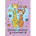 thumbnail image 1 of Toland Home Garden Kitty Paws Pawprints Cat Flag Double Sided 12x18 Inch, 1 of 5
