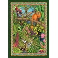 thumbnail image 1 of Toland Home Garden Leopard's Lair Tropical Jungle Flag Double Sided 28x40 Inch, 1 of 5