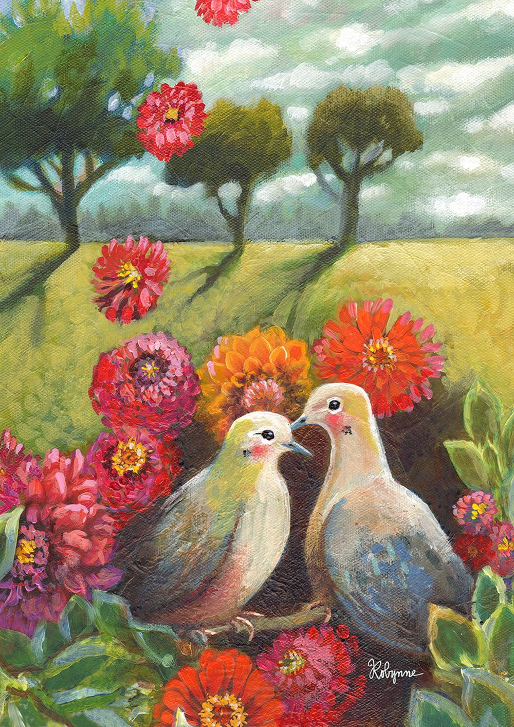 Drapeau Saint Patrick Trèfle Polyester Drapeau Jardin Saint Patrick Toland  - Trèfle Arc-en-ciel 31x46cm Décoration Saint Patrick, image size:1000x1414