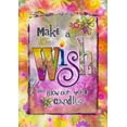 thumbnail image 1 of Toland Home Garden Make a Wish party Birthday Flag Double Sided 12x18 Inch, 1 of 5