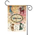 thumbnail image 1 of Toland Home Garden Meow Welcome Kittens Cat Flag Double Sided 12x18 Inch, 1 of 5