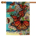 thumbnail image 1 of Toland Home Garden Monarch Madness-Hershey Gardens PA Butterfly Flower Flag Double Sided 28x40 Inch, 1 of 5