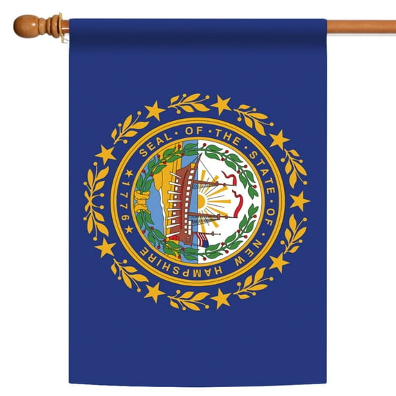 Toland Home Garden New Hampshire State Flag House Flag
