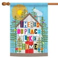 thumbnail image 1 of Toland Home Garden No Place Like Home House Flag, 1 of 5