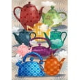 thumbnail image 1 of Toland Home Garden Ornate Teapots Tea Teapot Flag Double Sided 28x40 Inch, 1 of 5