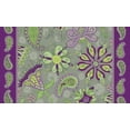 thumbnail image 1 of Toland Home Garden Passion Flower Purple Floral Door Mat 18x30 Inch Doormat, 1 of 6