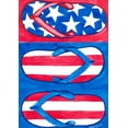 thumbnail image 1 of Toland Home Garden Patriotic Flips Beach summer Flag Double Sided 12x18 Inch, 1 of 5