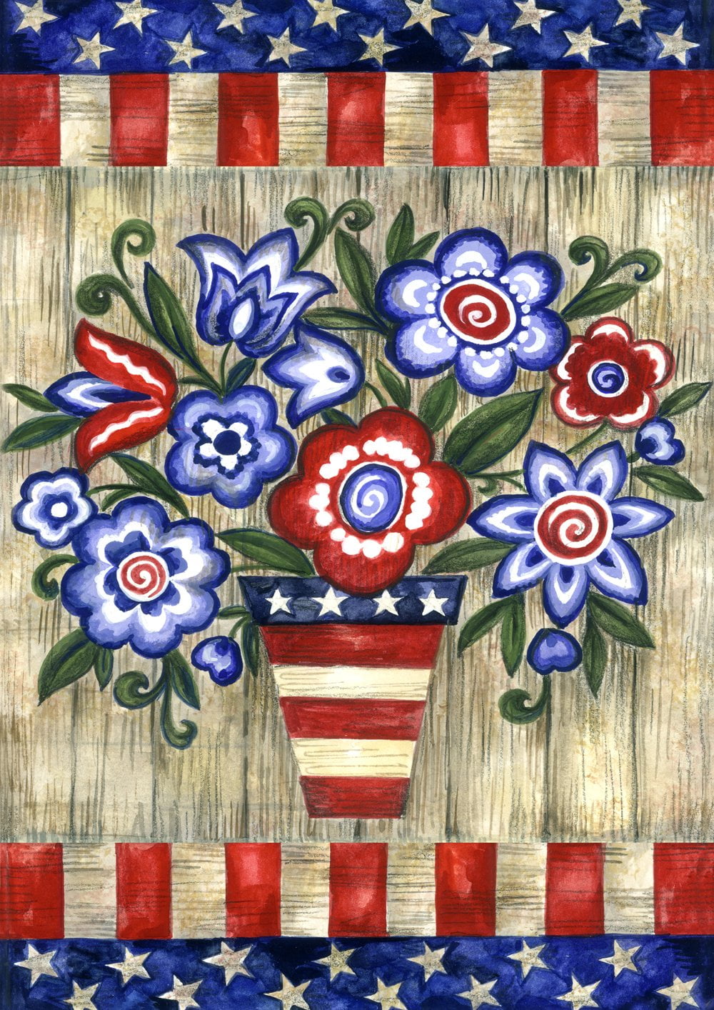 Toland Home Garden Partyville Flagge – 28x40 Zoll, Polyester, Wetterfest