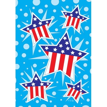 Toland Home Garden American étoile Drapeau 118061, Polyester