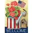 thumbnail image 1 of Toland Home Garden Patriotic Watering Can Garden Flag, 1 of 5