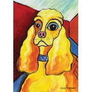 Toland Home Garden Pawcasso-Cocker Spaniel Cocker Spaniel Dog Flag Double Sided 12x18 Inch