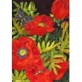 thumbnail image 1 of Toland Home Garden Popping Poppies Flowers Flower Flag Double Sided 12x18 Inch, 1 of 5