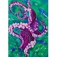 thumbnail image 1 of Toland Home Garden Purple Octopus Ocean Octopus Flag Double Sided 28x40 Inch, 1 of 5