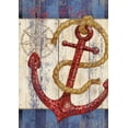 thumbnail image 1 of Toland Home Garden Rustic Anchor And Compass-Key West Key West Flag Double Sided 28x40 Inch, 1 of 5