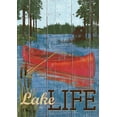 thumbnail image 1 of Toland Home Garden Rustic Lake Life House Flag, 1 of 5
