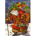 thumbnail image 1 of Toland Home Garden Santa Trek Christmas Flag Double Sided 28x40 Inch, 1 of 5