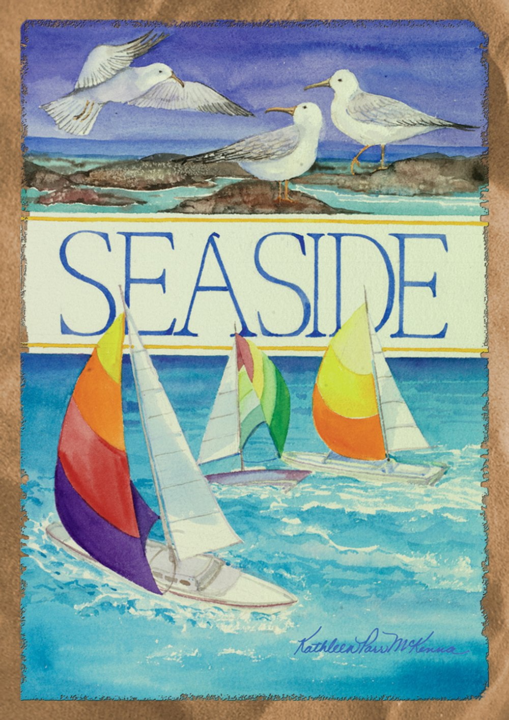 Toland Home Garden Seaside Beach summer Flag Double Sided 12x18 Inch ...