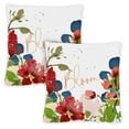 thumbnail image 1 of Toland Home Garden Set of 2 Floral Bloom Spring Pillow Covers 18x18 Inch Flower Throw Pillows, 1 of 4