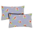 thumbnail image 1 of Toland Home Garden Set of 2 Purple Blossoms Spring Pillow Covers 12x18 Inch Flower Throw Pillows, 1 of 4