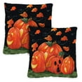 thumbnail image 1 of Toland Home Garden Set of 2 Scary Night Halloween Pillow Covers 18x18 Inch Fall Throw Pillows, 1 of 4