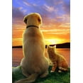 thumbnail image 1 of Toland Home Garden Sunset Pals Dog Cat Flag Double Sided 28x40 Inch, 1 of 5