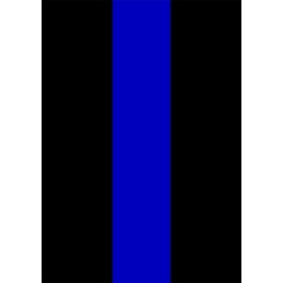 Personalized - Blue Line Police Support - Metal Sign - Lone Star Art