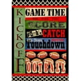 thumbnail image 1 of Toland Home Garden Touchdown Game Time Football Flag Double Sided 28x40 Inch, 1 of 5