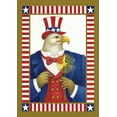 thumbnail image 1 of Toland Home Garden Uncle Eagle Sam Eagle Patriotic Flag Double Sided 28x40 Inch, 1 of 5
