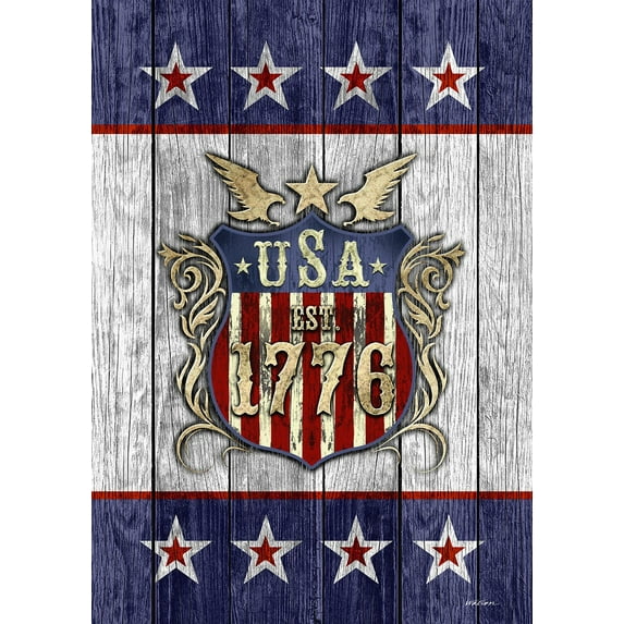 Toland Home Garden Usa Patriotic 4th of July Patriotic Flag Double Sided 28x40 Inch