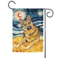 thumbnail image 1 of Toland Home Garden Van Growl- German Shepherd German Shepherd Dog Flag Double Sided 12x18 Inch, 1 of 5