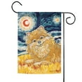 thumbnail image 1 of Toland Home Garden Van Growl-Pomeranian Pomeranian Dog Flag Double Sided 12x18 Inch, 1 of 5