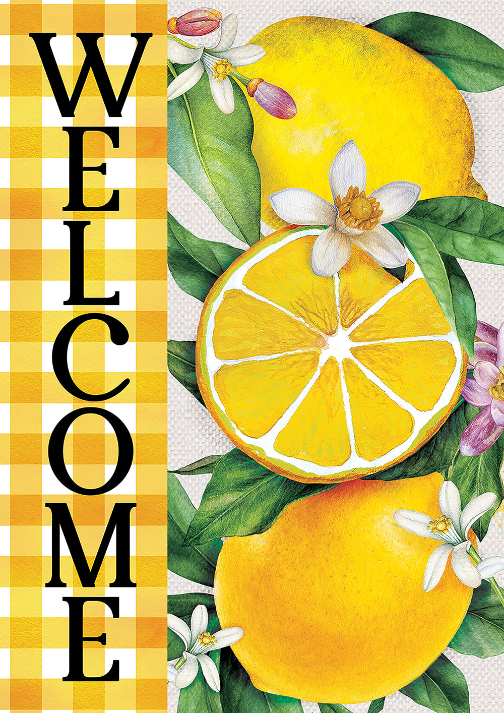 Toland Gartenflagge 'Welcome Wedge' – Sommer-Wassermelonen-Motiv, Doppelseitig, Perfekt Für Garten, Terrasse & Hof