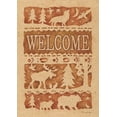 thumbnail image 1 of Toland Home Garden Wildlife Welcome Wildlife Welcome Flag Double Sided 12x18 Inch, 1 of 5