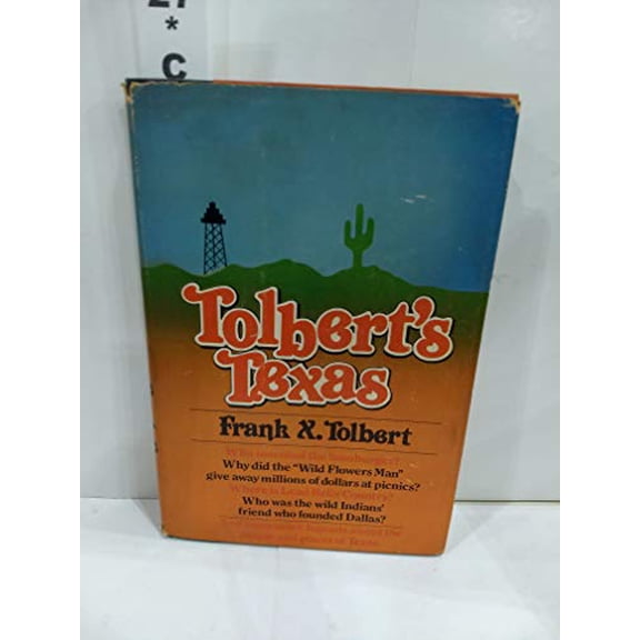 Pre-Owned Tolbert's Texas (Hardcover) 0385085826 9780385085823