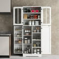 Tolead 64" Tall Kitchen Pantry Storage with Doors and Shelves