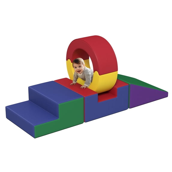 Tolead Crawling and Sliding Soft Foam Block, Climbing Tunnels, 5-Pack