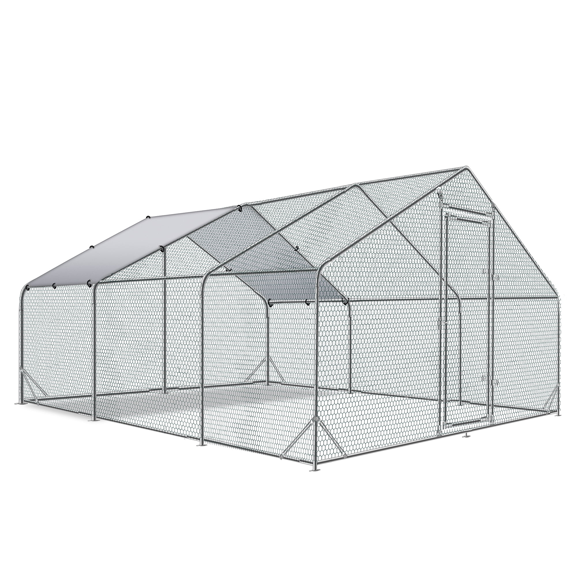 Tolead Large Metal Chicken Coop Upgrade TriSupporting Wire Mesh