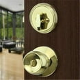 thumbnail image 1 of Toledo 229660 Malaga Double Deadbolt, Polish Brass, 1 of 2