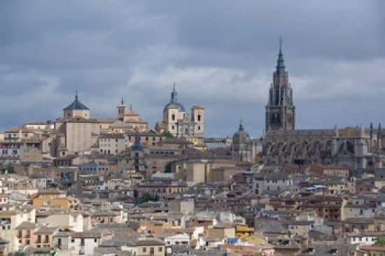 Toledo Cathedral Castilla-La Mancha Toledo Spain Canvas Art - Cindy Miller Hopkins DanitaDelimont (34 x 23)