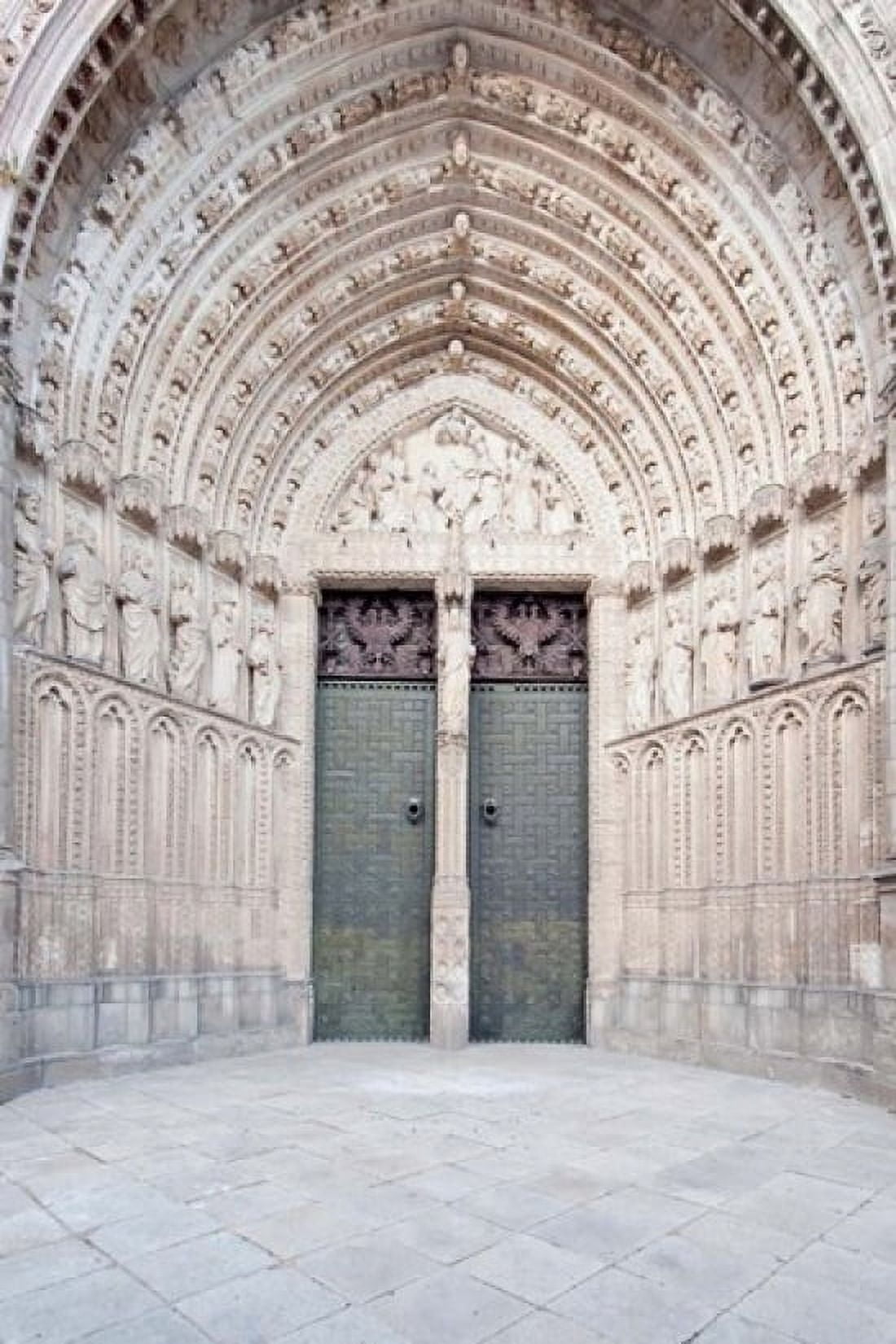 Toledo Cathedral Door Toledo Spain Canvas Art - Rob Tilley DanitaDelimont (19 x 29)