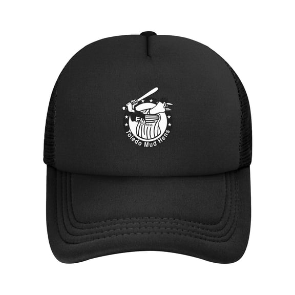 Toledo Mud Hens Solid Color Lightweight Adult Mesh Baseball Cap