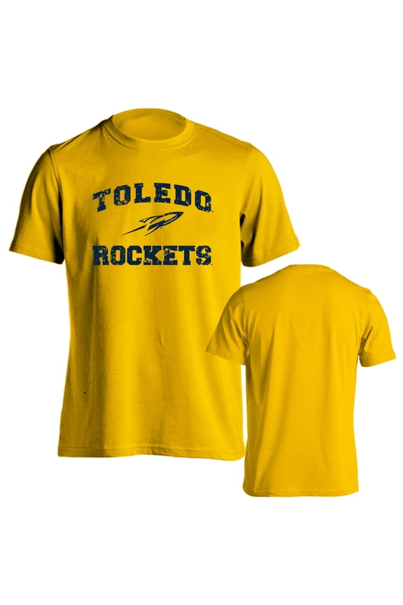 Toledo Rockets Distressed Retro Short Sleeve T-Shirt