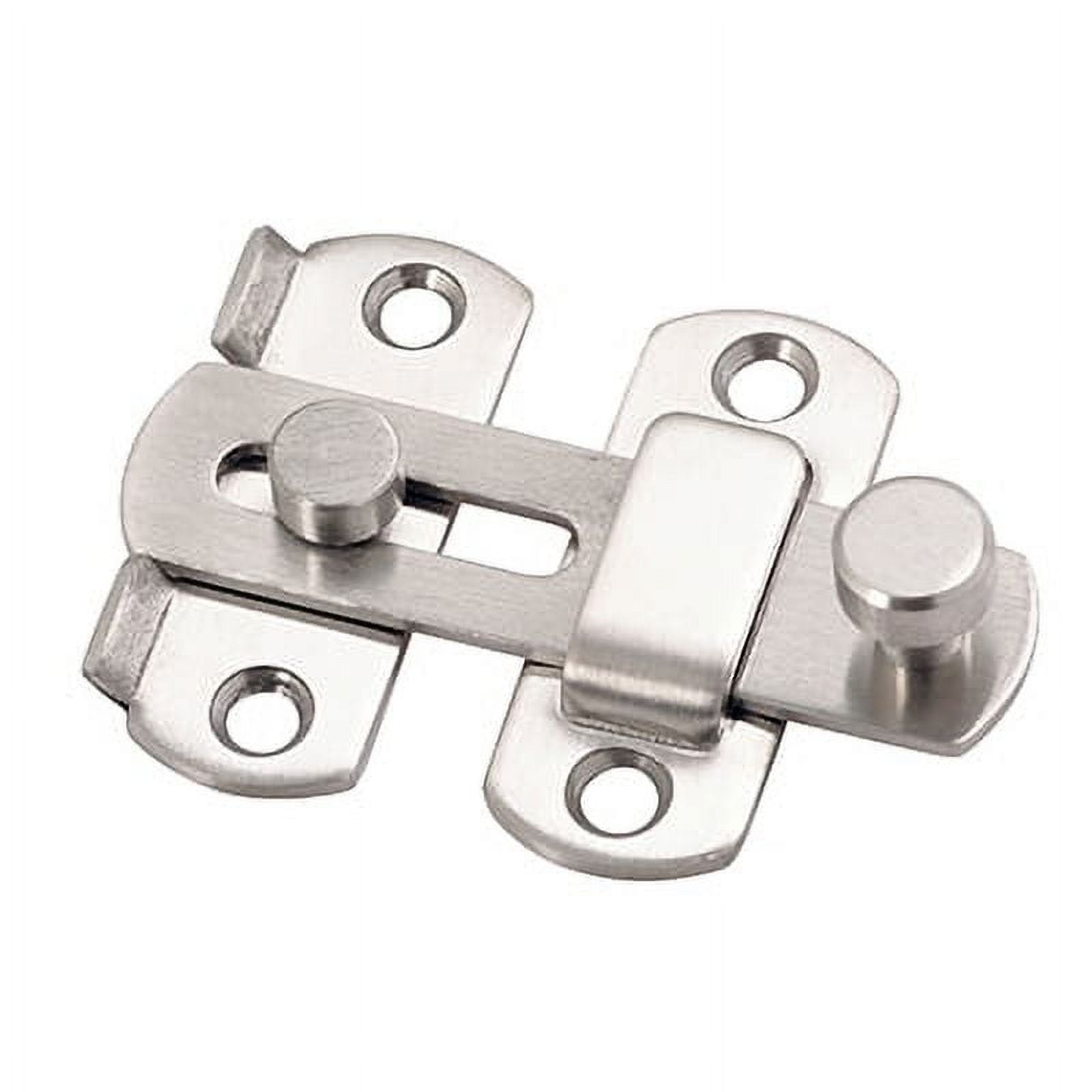 Toledo Silver Steel Door Bolt, Screws Included, 6 Inches of Length