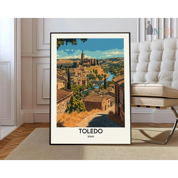 Toledo Spain Historic City Poster Unframed Paper Print