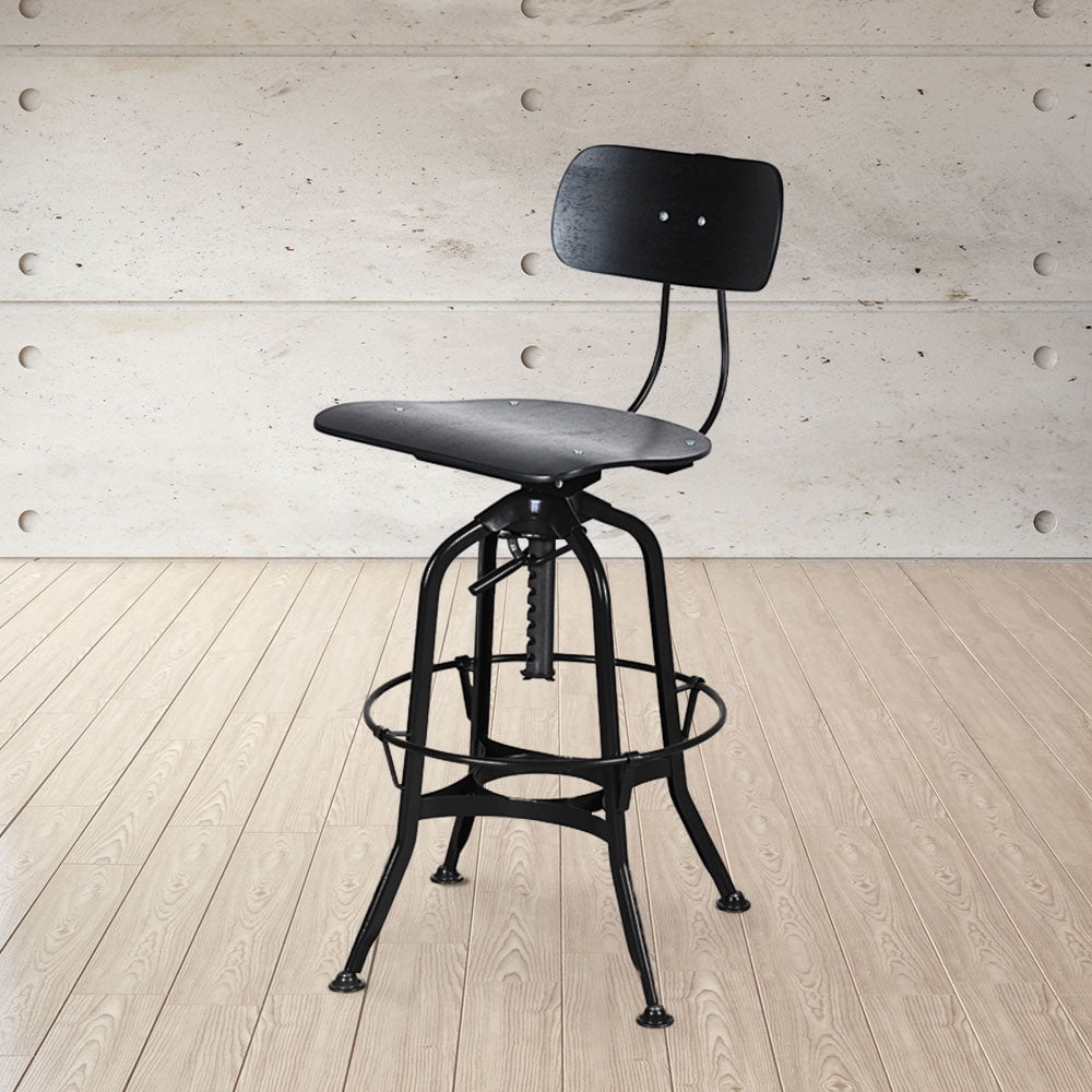 Toledo Swivel Adjustable Height Bar Stool
