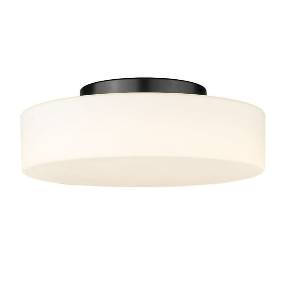 Wry Lighting Toli Integrated LED Flush Mount in Matte Black